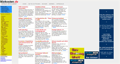 Desktop Screenshot of nixkosten.de